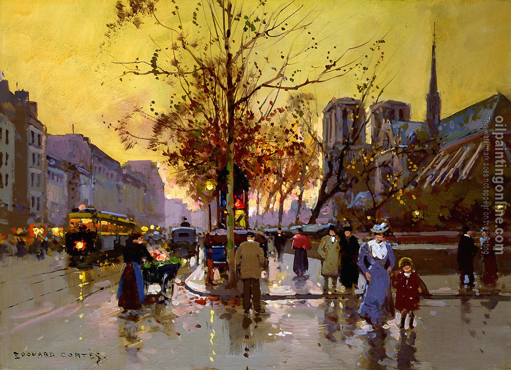 Edouard Cortes - Quai de Montebello